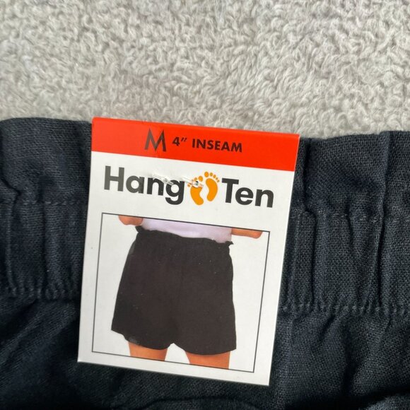 NEW Hang Ten Women's M Black Linen & Rayon Shorts - Picture 5 of 8